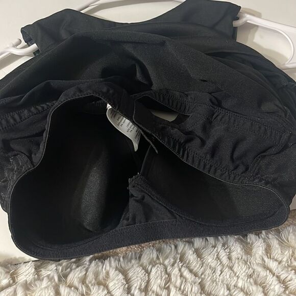 Athleta Black Racerback Bra Top 32C - Picture 5 of 6